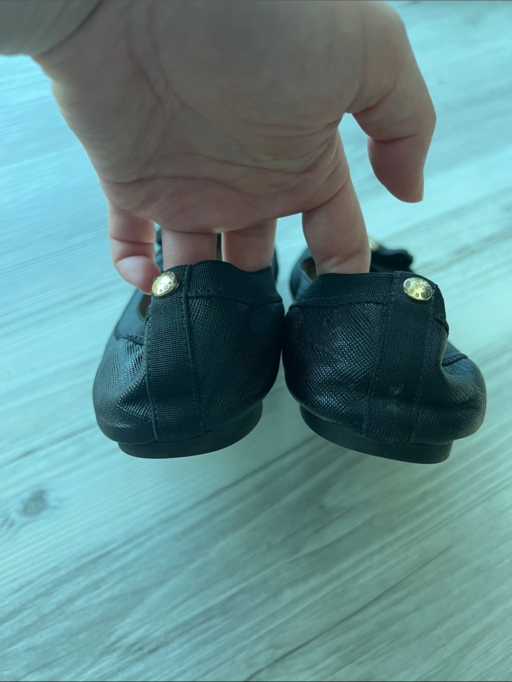 Michael Kors Black Logo Bow Ballet Flats - Picture 6 of 10